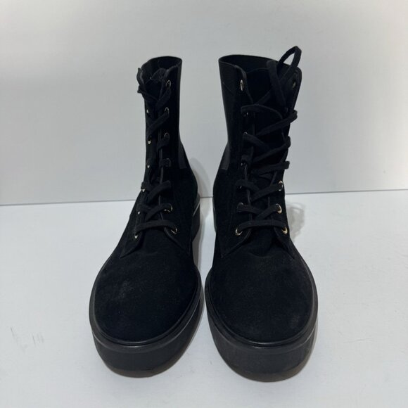 Stuart Weitzman Henley Chill Suede Black Size 9 B(M) - Picture 3 of 5